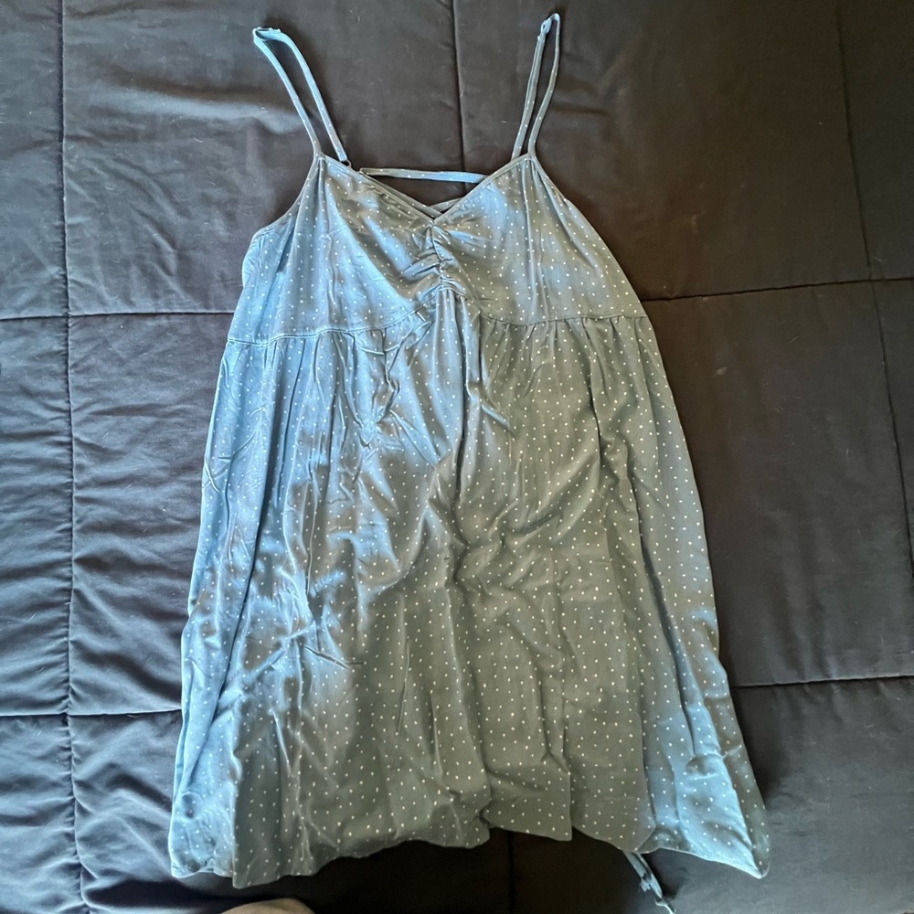 Blue Polkadot Dress
